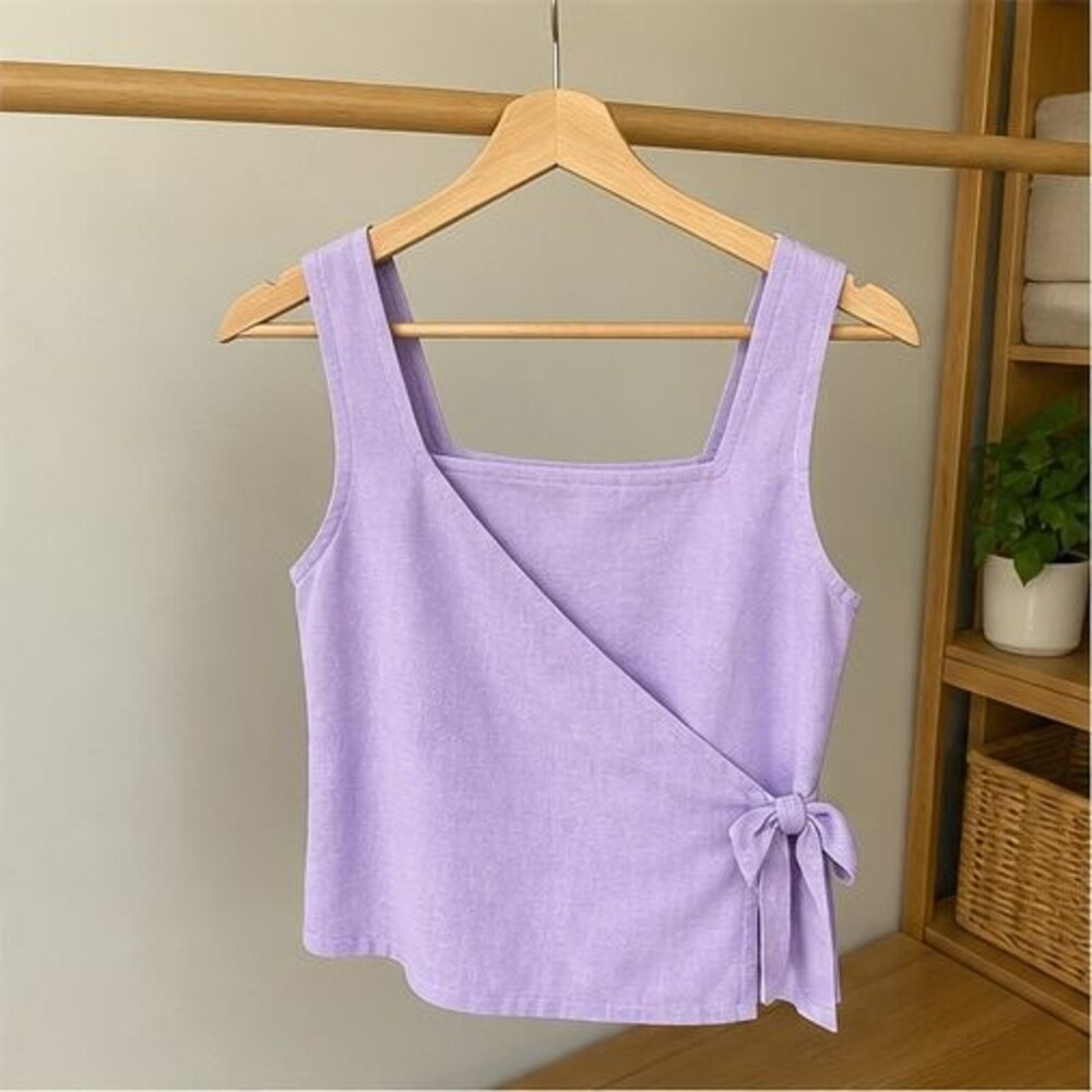 Lilac Ruffle Blouse